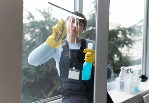 Nettoyage de vitres intérieures et extérieures à Taden